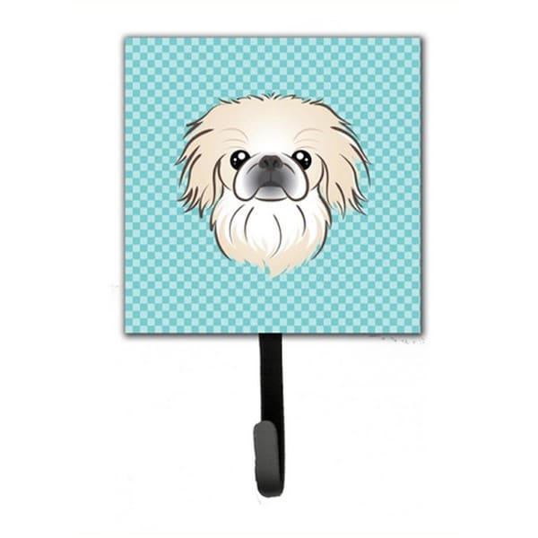 Jensendistributionservices Checkerboard Blue Pekingese Leash & Key Holder MI1719955 - main